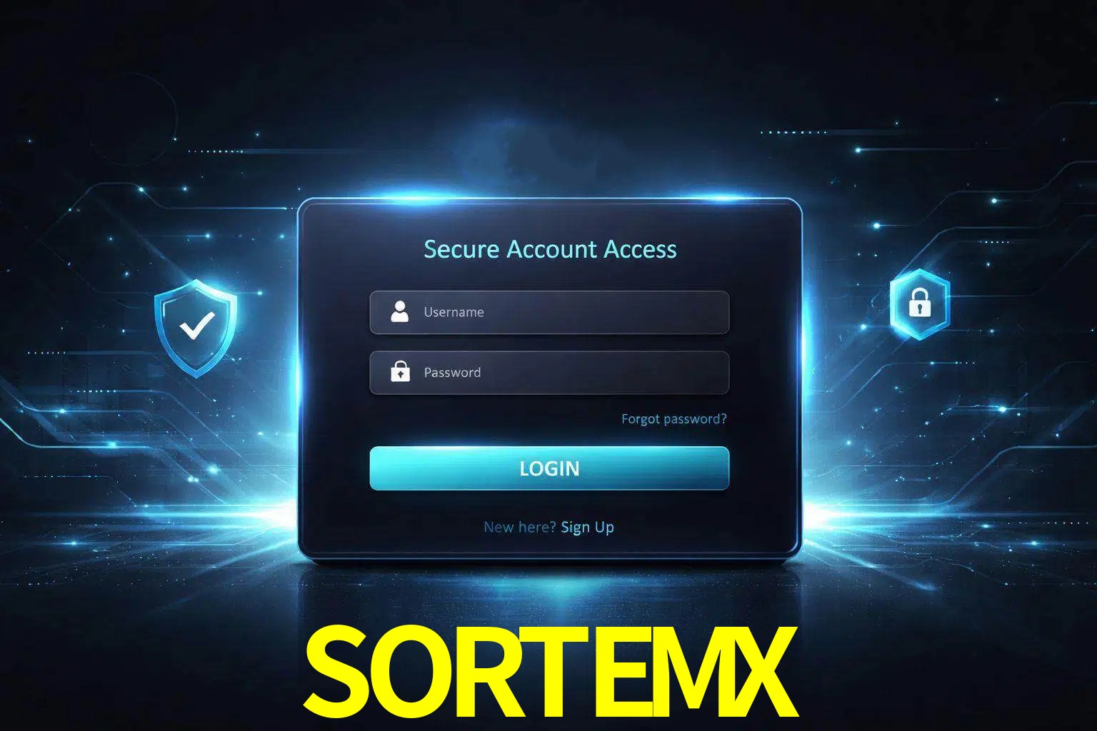 Pantalla de inicio de sesión de cuenta SORTEMX para usuarios en México